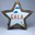 Lámpara de madera en forma de estrella. Personalizada con tu nombre - Imagen 1