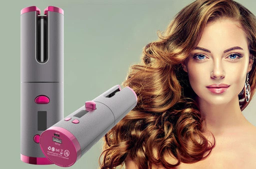 Rizador de pelo automático recargable - Imagen 1