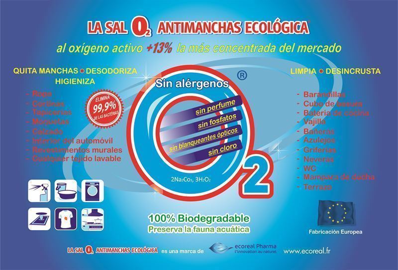 Sal Quitamanchas O2 1/2 kg - Imagen 2