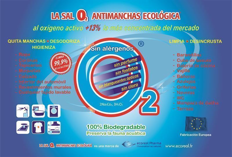 Sal Quitamanchas O2 1kg - Imagen 2